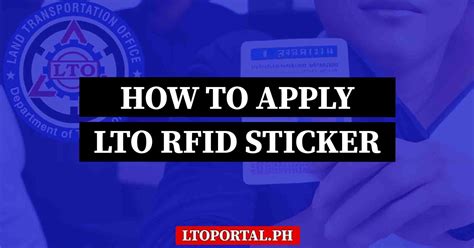 how to install rfid sticker philippines|application for rfid sticker.